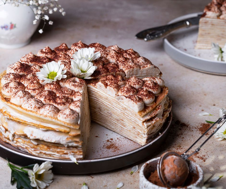 Gâteau de crêpes façon tiramisu