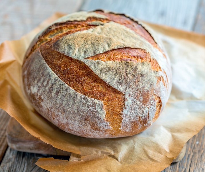 PAIN COCOTTE avec farine maltée