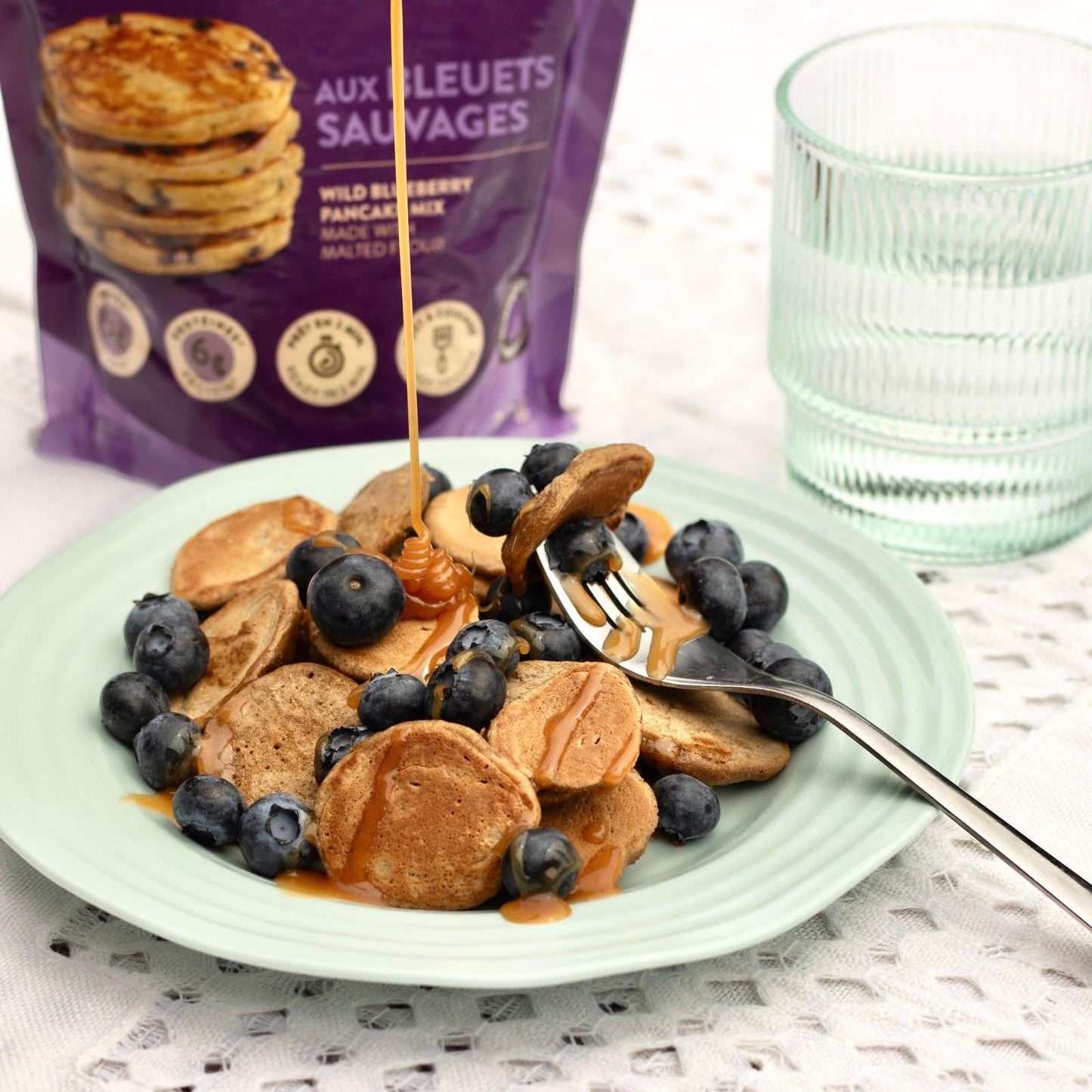 Mélange à crêpes aux Bleuets