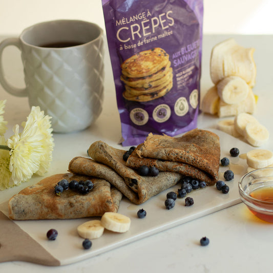 Mélange à crêpes aux Bleuets